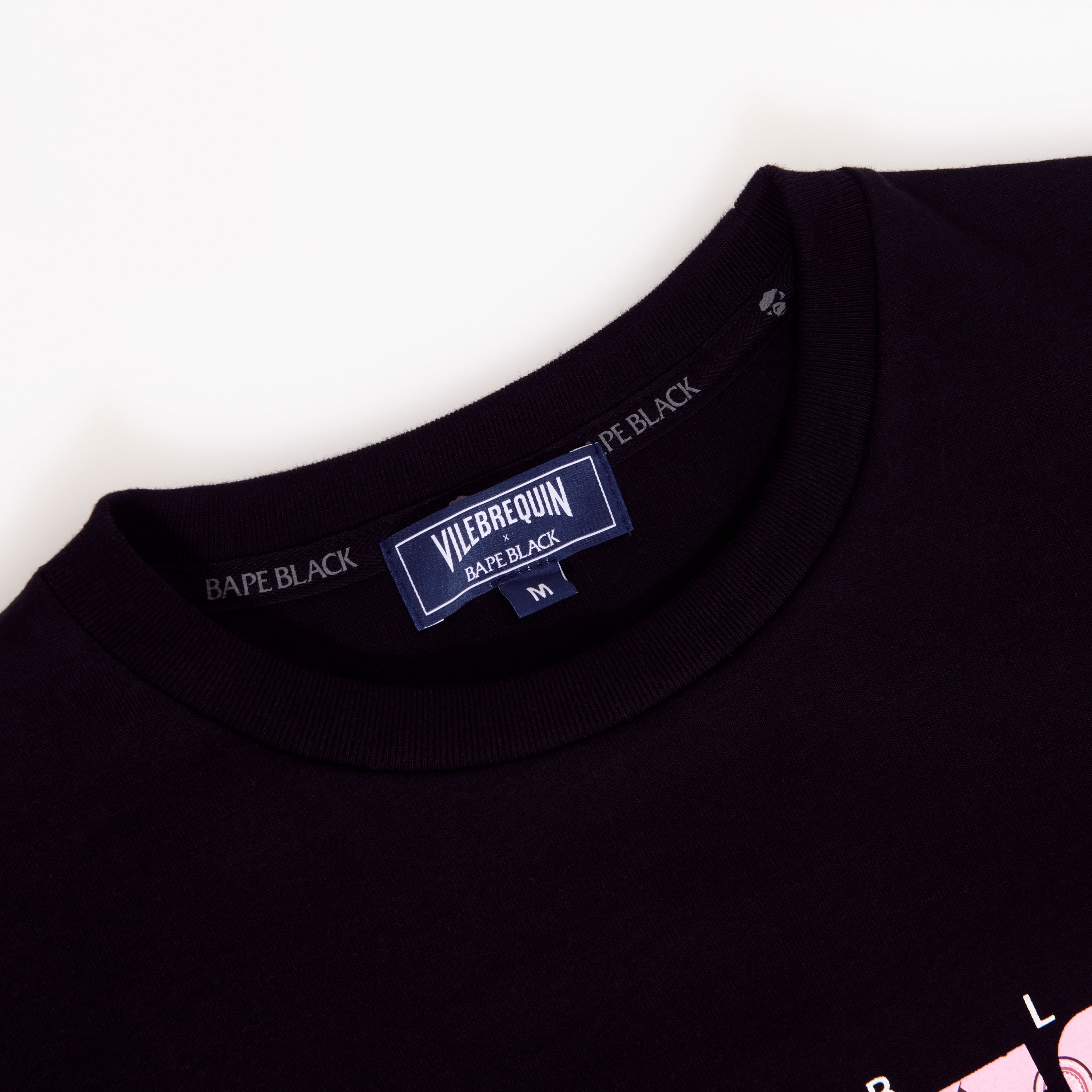 Men T-Shirt Bandana Logo Printed - Vilebrequin x BAPE® BLACK - 7