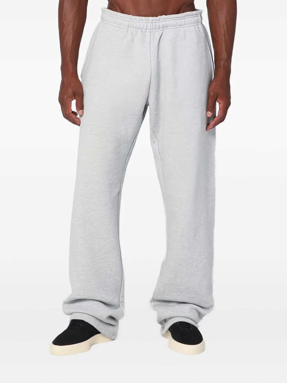 elastic-waistband trousers - 1