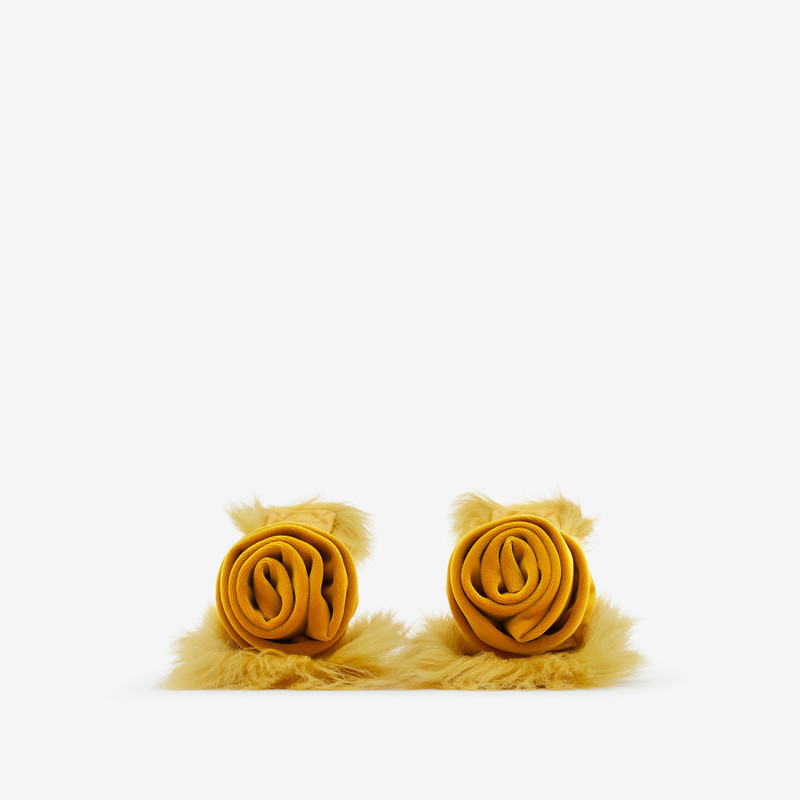 Shearling Step Rose Sandals 3