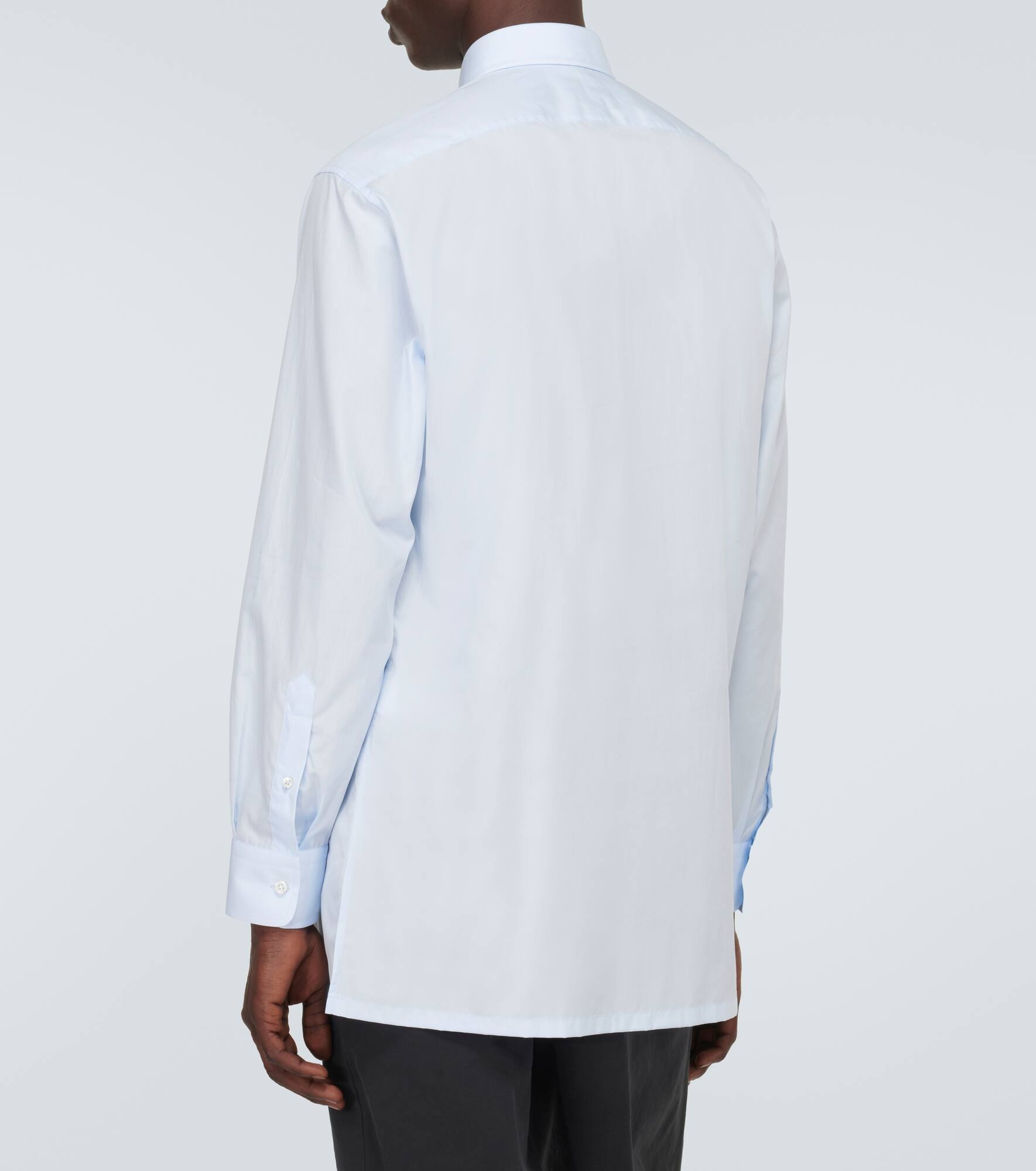 Cotton poplin Oxford shirt - 4