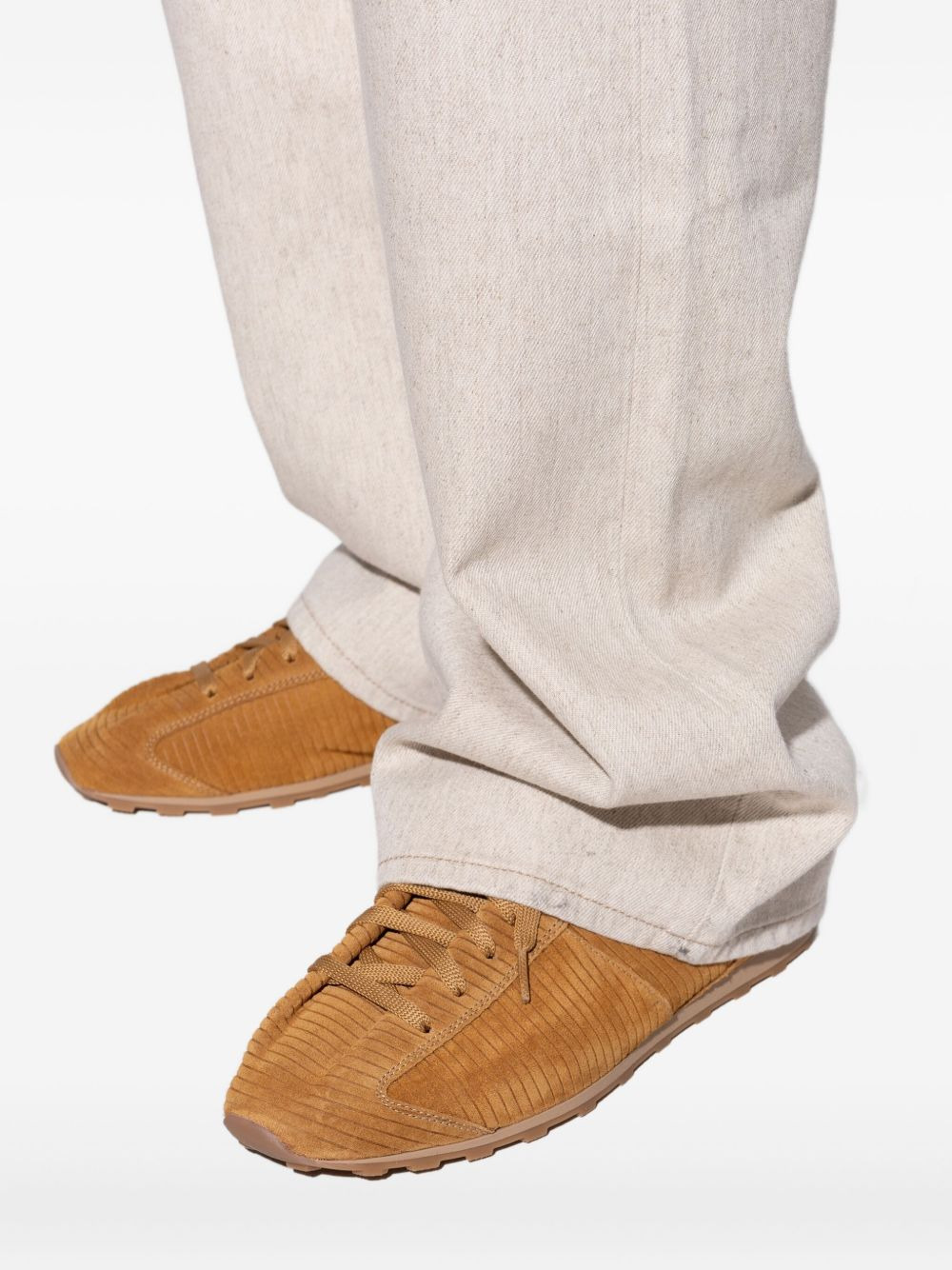 corduroy-textured sneakers - 4