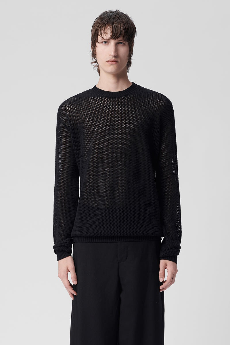 Manus Cotton Crochet Knit Sweater 1