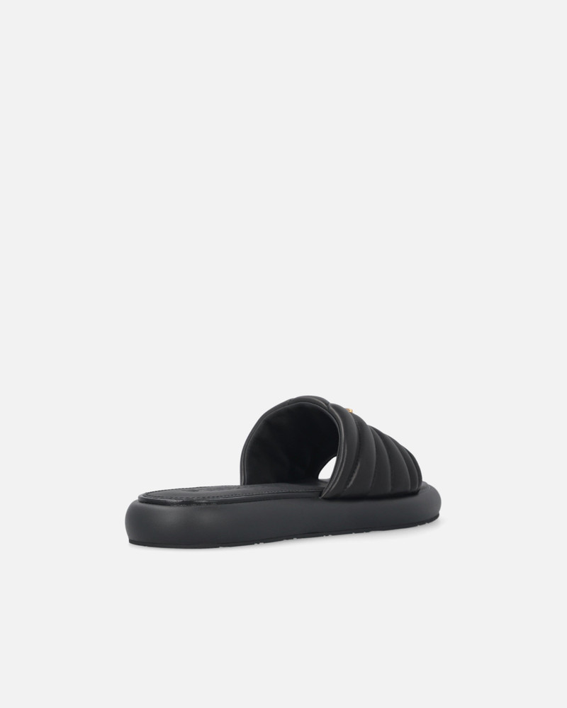 PERFORATED NAPPA LEATHER SLIP-ON SANDALS WITH LOVE BIRDS LOGO 3