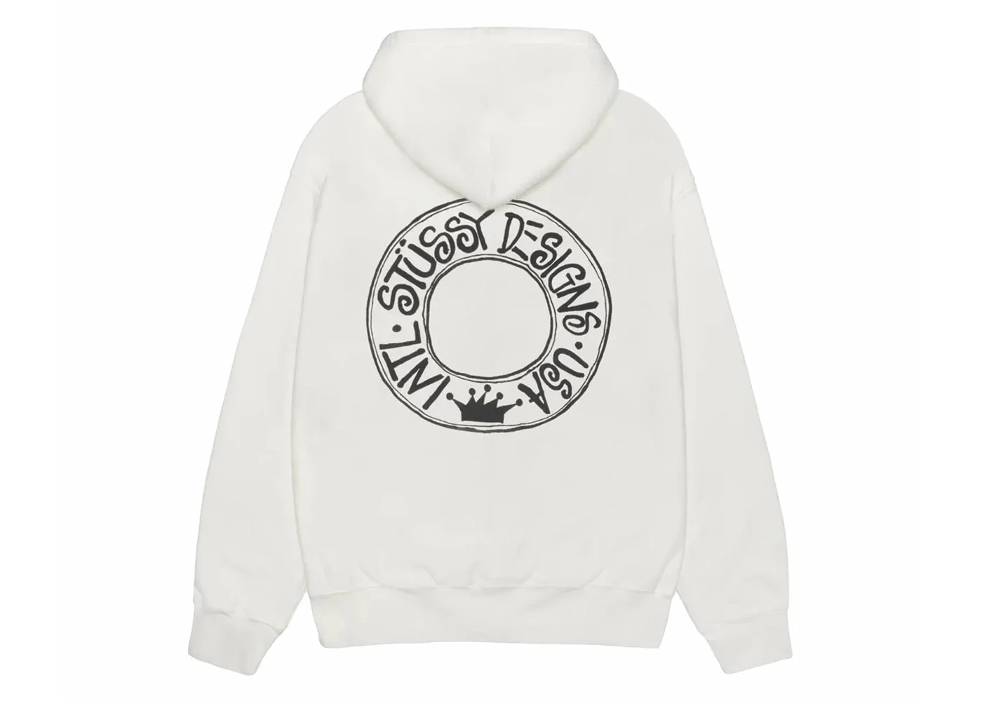 Stussy Buana Pigment Dyed Hoodie Natural - 1