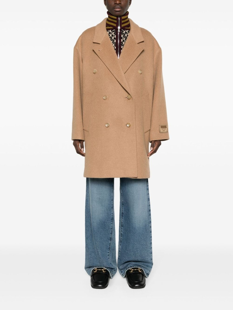 GUCCI double-breasted wool coat outlook