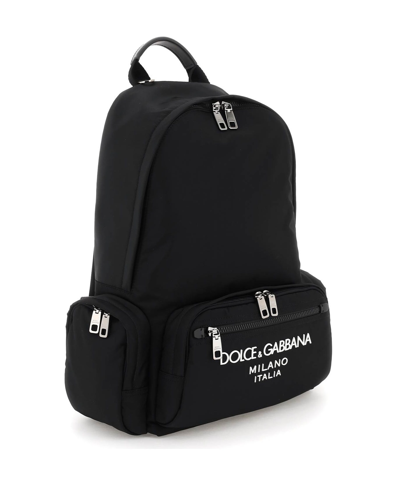 Nylon Backpack With Logo - 3