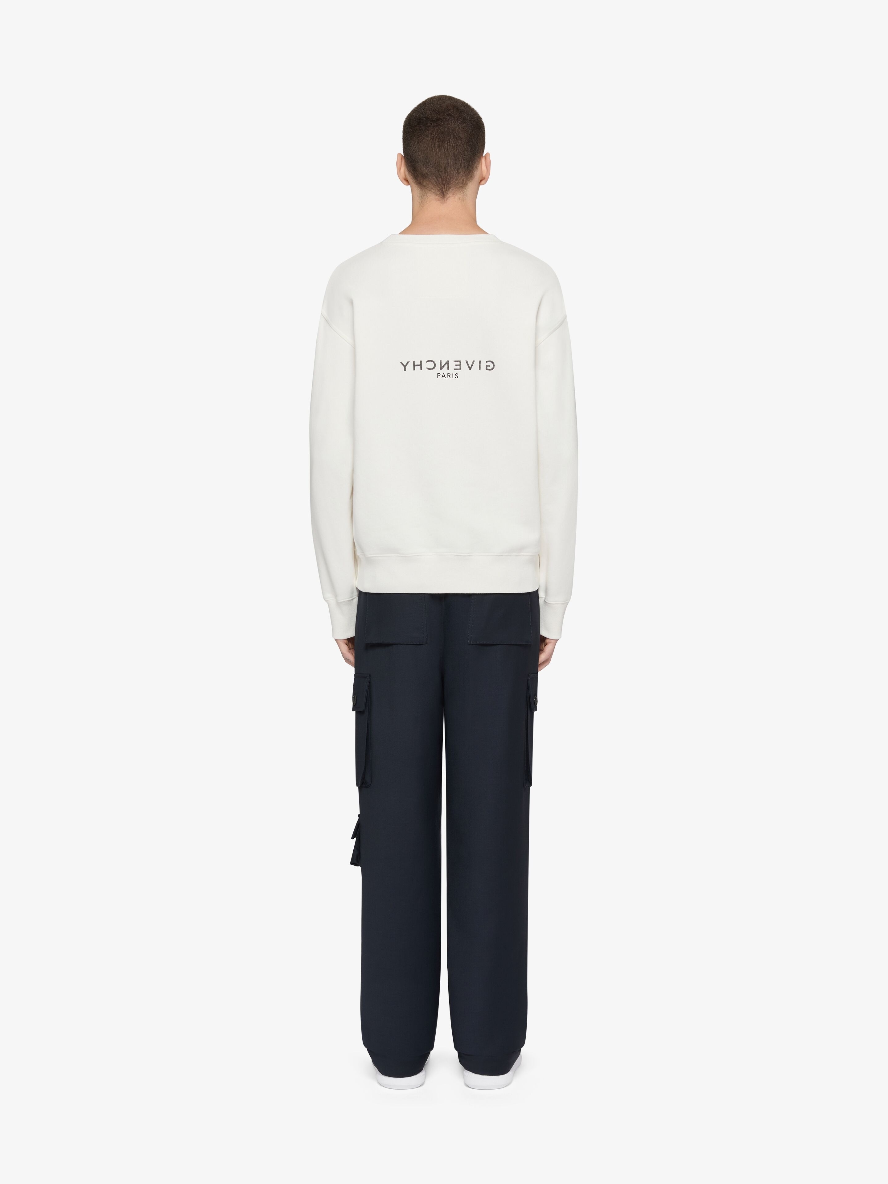 GIVENCHY REVERSE SWEATSHIRT IN FLEECE - 3