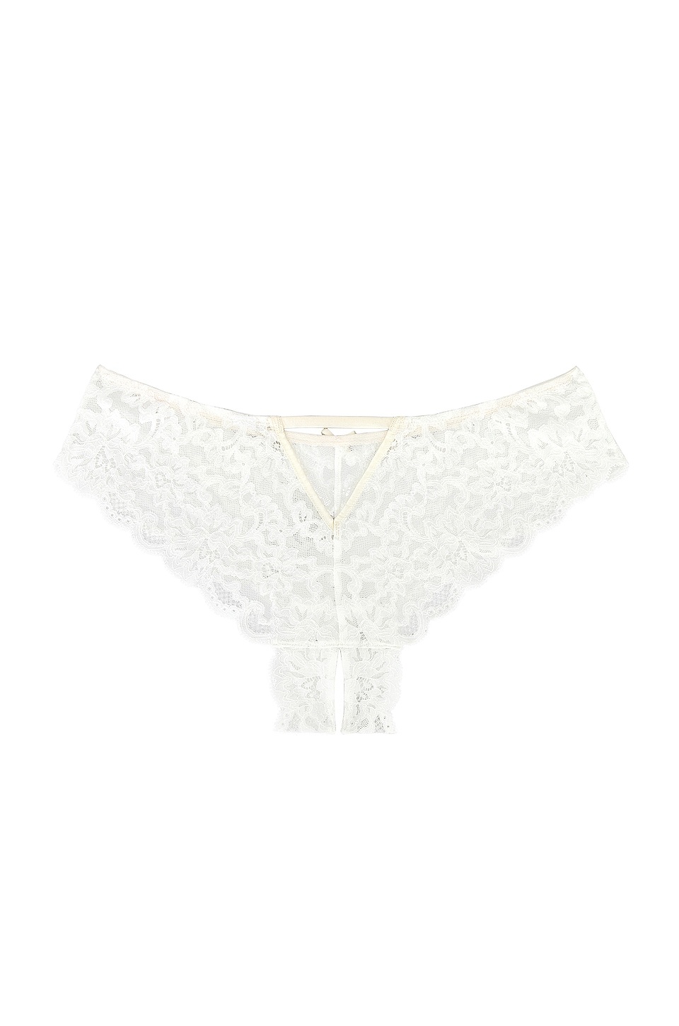 Charlotte Lace Crotchless Panty - 2