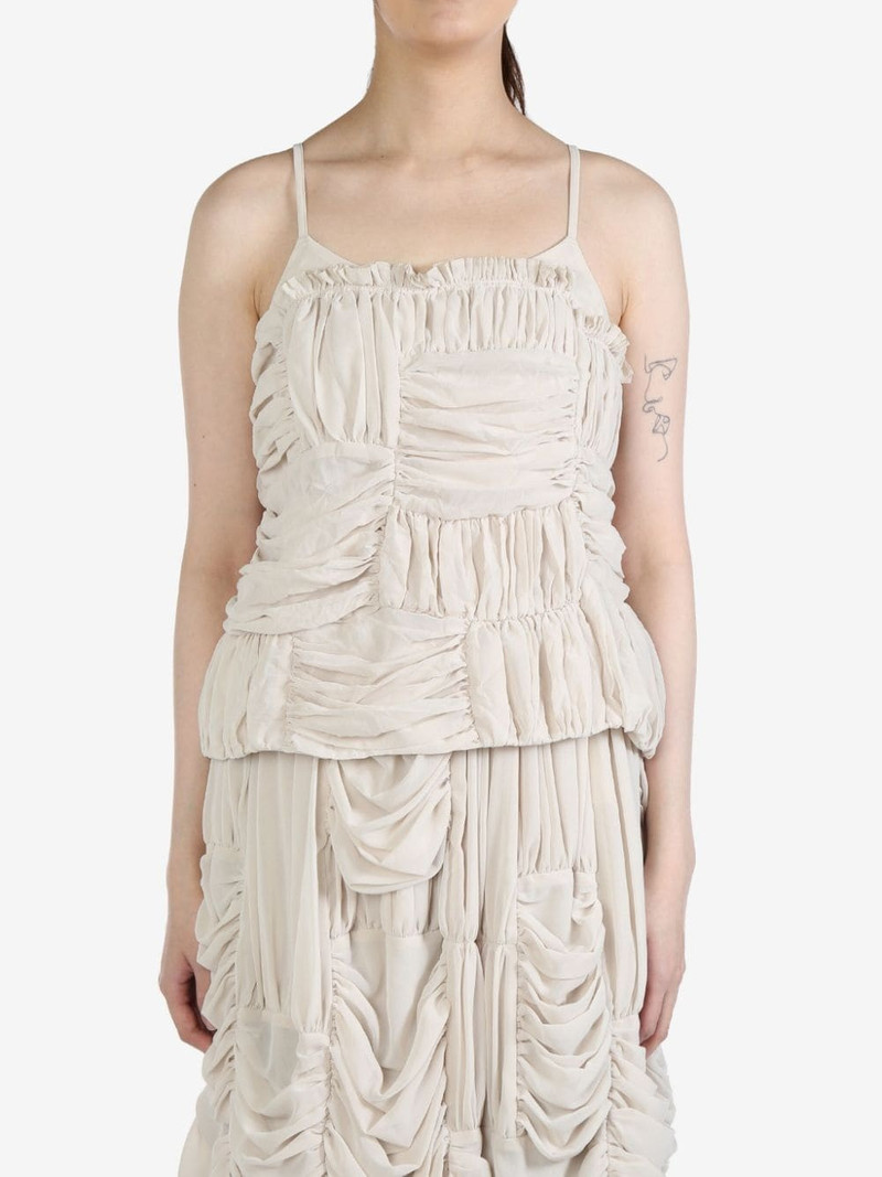 Comme des Garçons Comme des Garçons draped sleeveless top outlook
