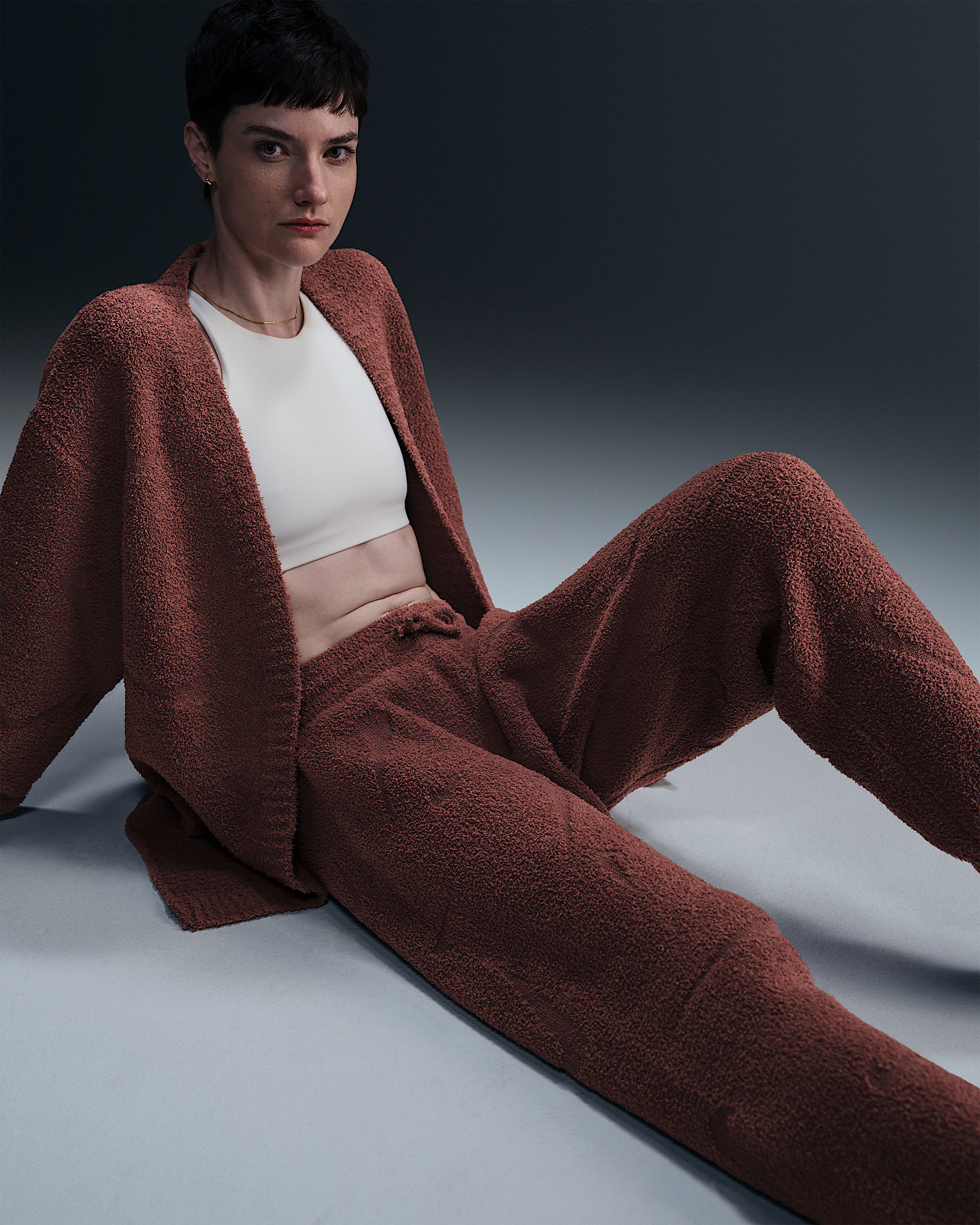 Nike Sportswear Phoenix Cozy Bouclé Women's High-Waisted Oversized Knit Pants - 5