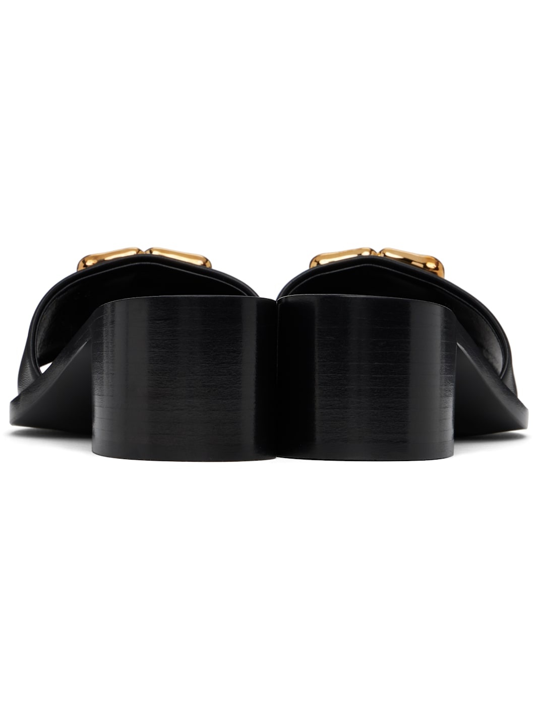 Black 4G Heeled Sandals - 2