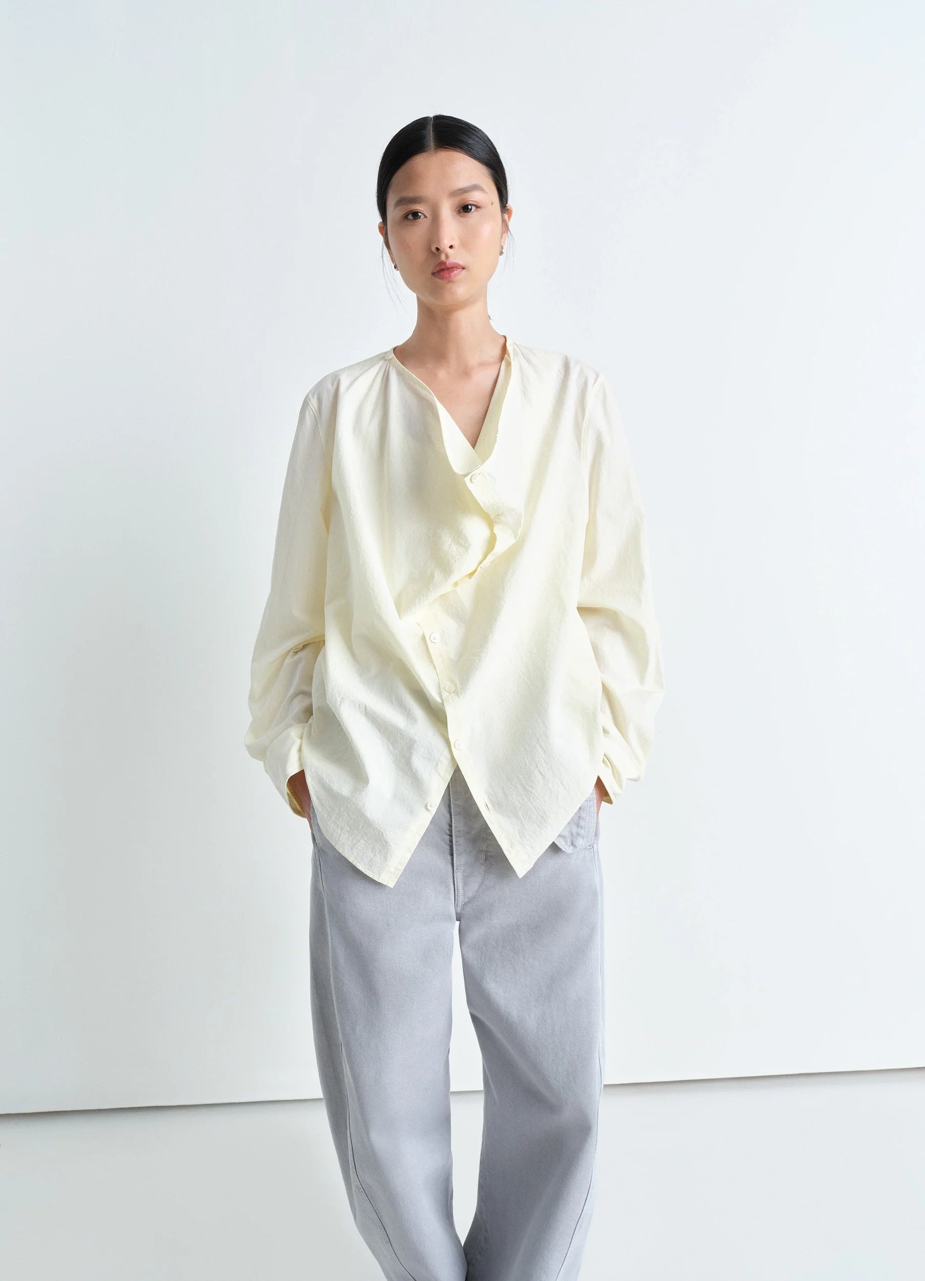 SOFT COLLAR BLOUSE - 2