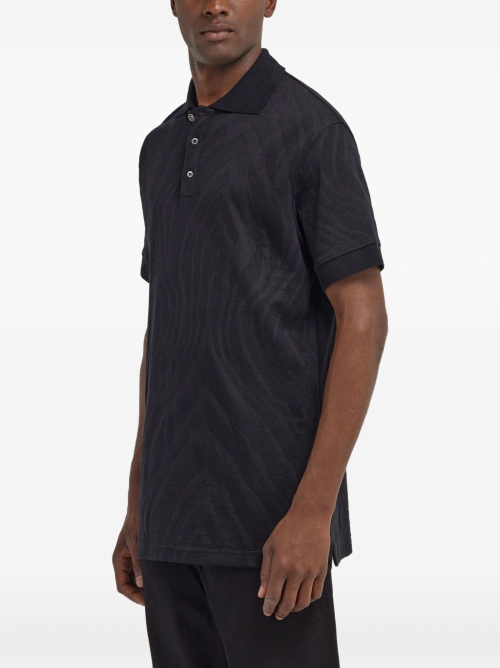 Freedom-print polo shirt - 4