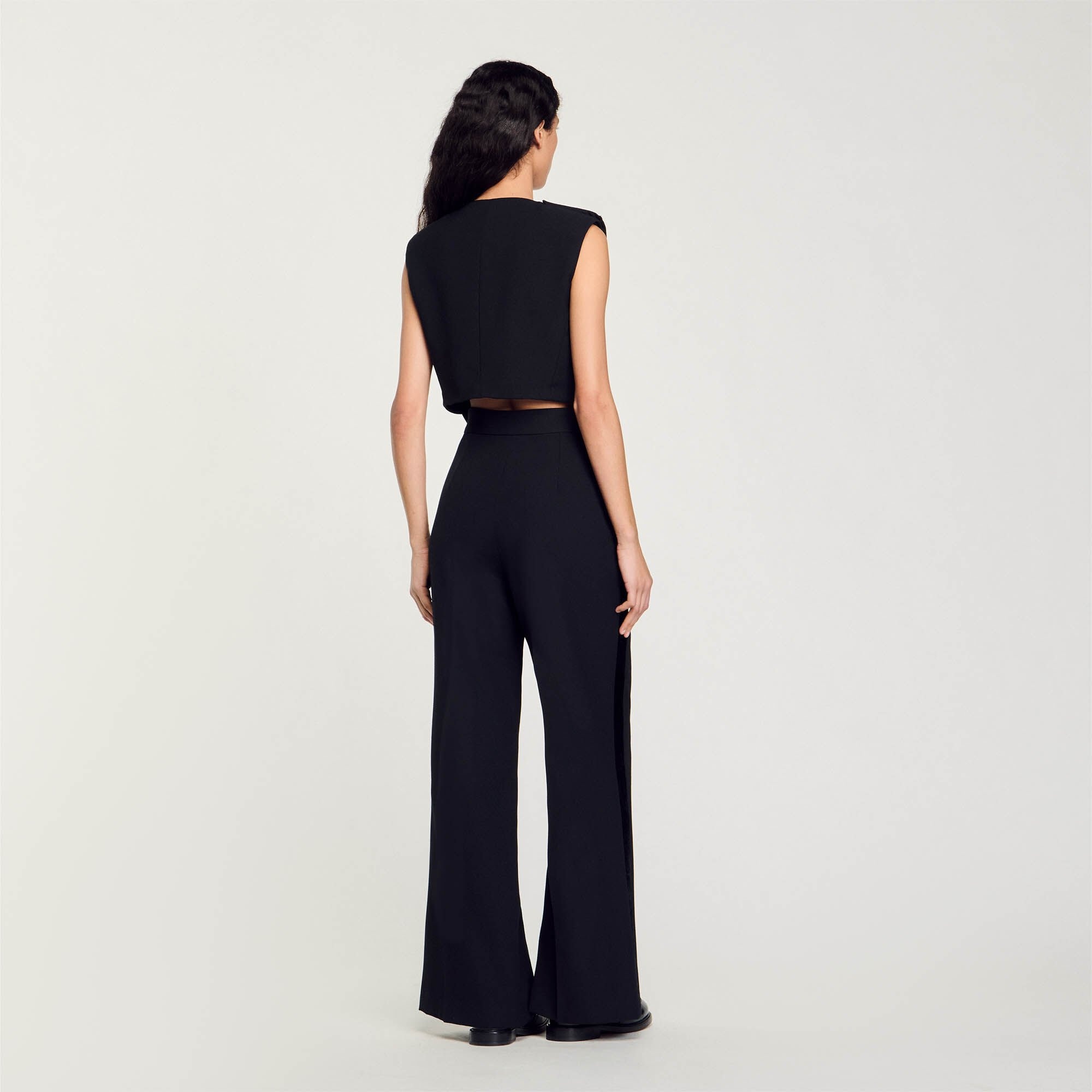 SATIN-EFFECT CROP TOP - 5