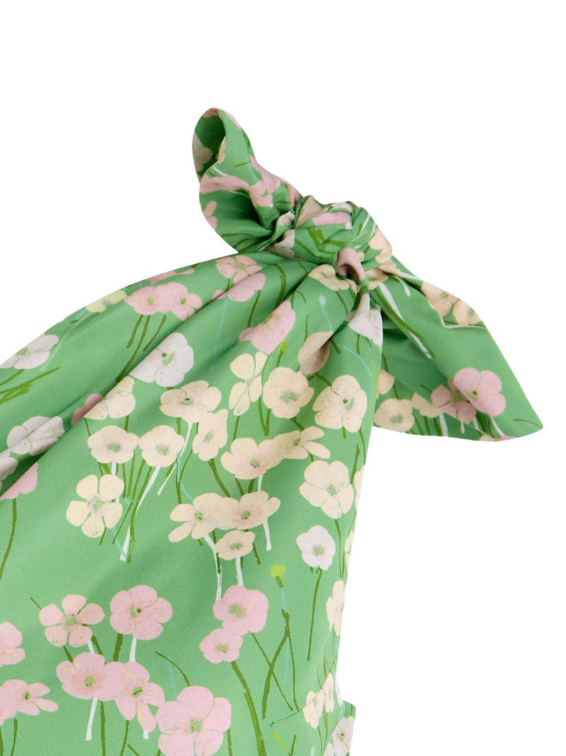 BERNADETTE Carlotta knot floral blouse outlook