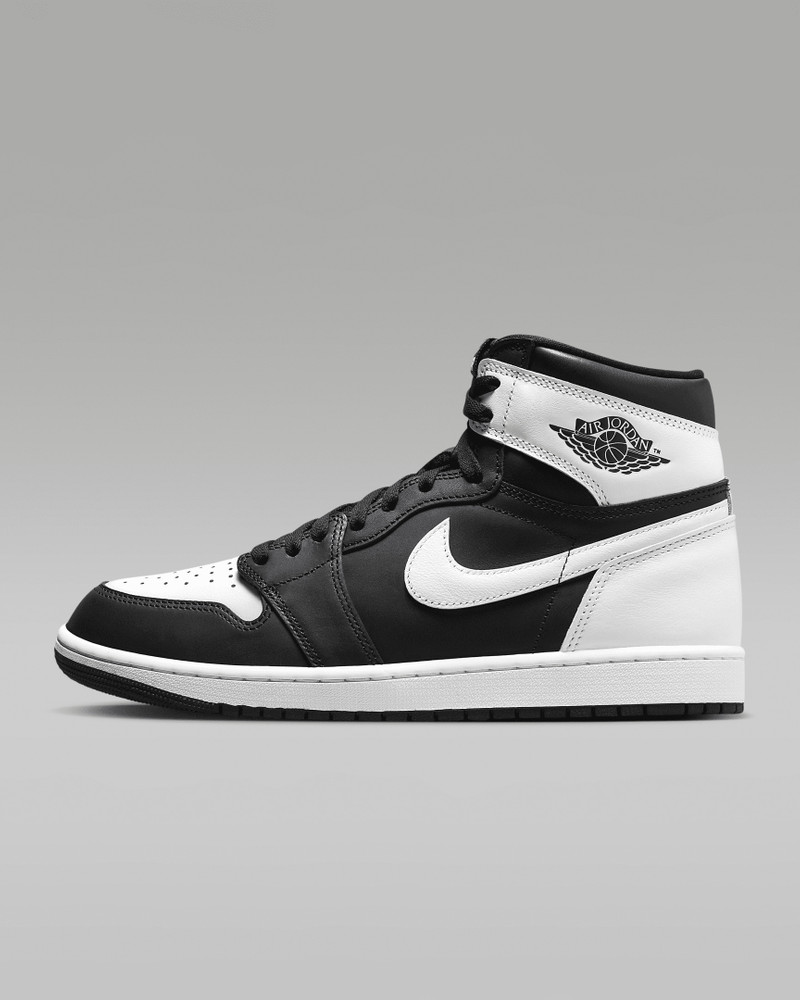 Men's Air Jordan 1 Retro High OG "Black & White" Shoes - 1