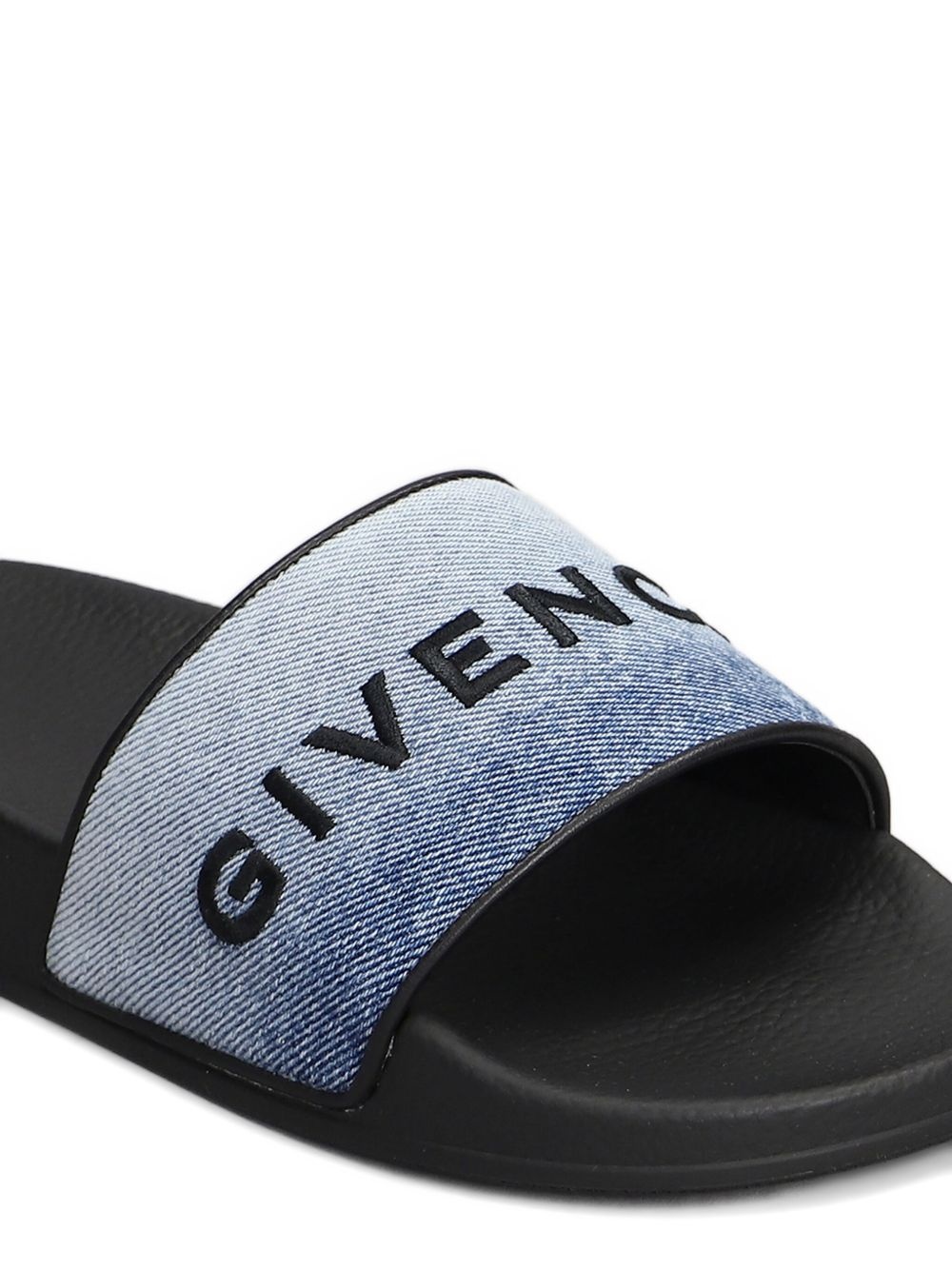 logo-embroidered flat sandals - 5