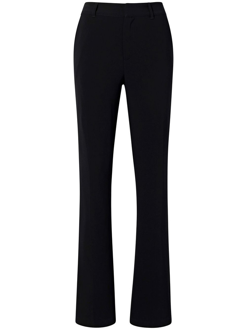 slightly-flared tailored trousers 1