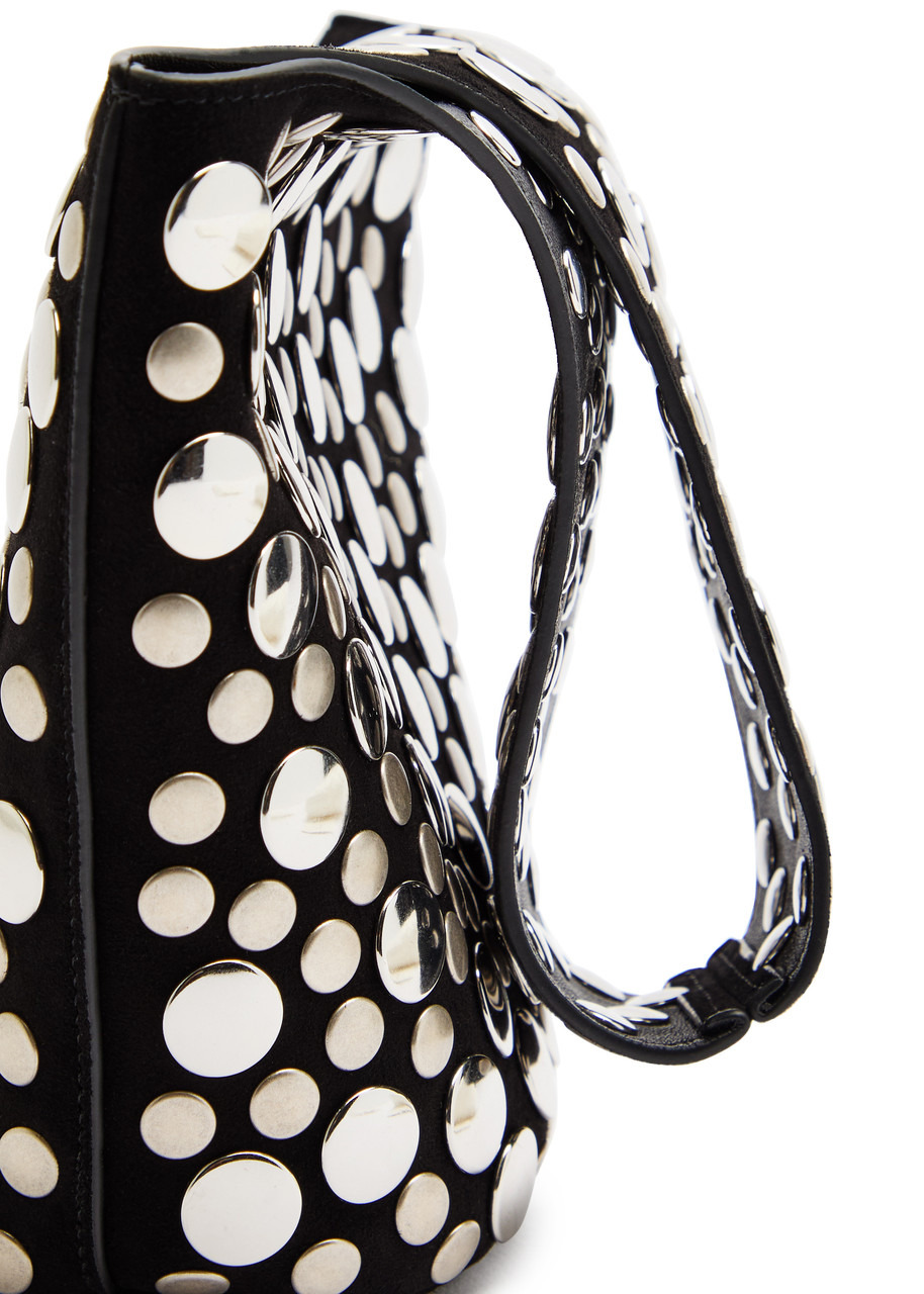 Khaite Livia Small Studded Suede Bucket bag - 3