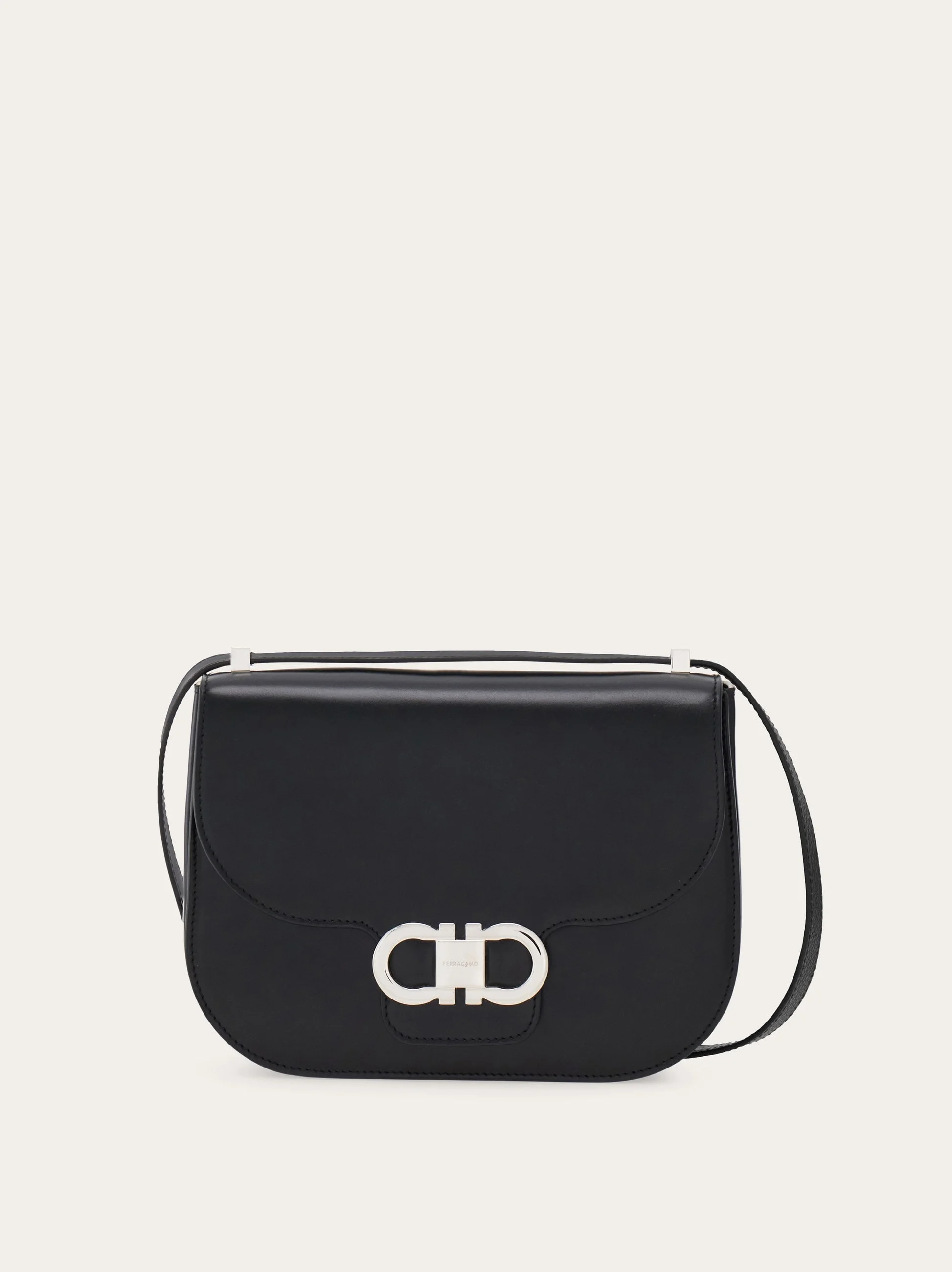 Double Gancini North-South crossbody bag (XS) - 1