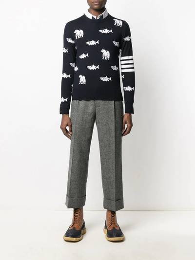 Thom Browne fish bear jumper outlook