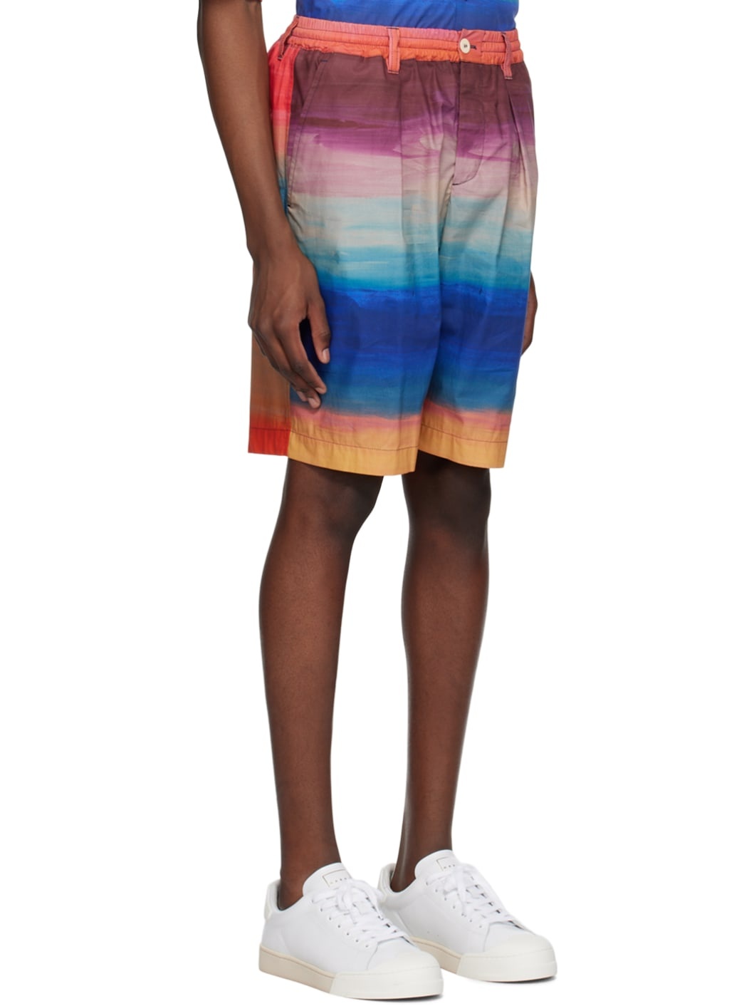 Multicolor Printed Shorts - 2