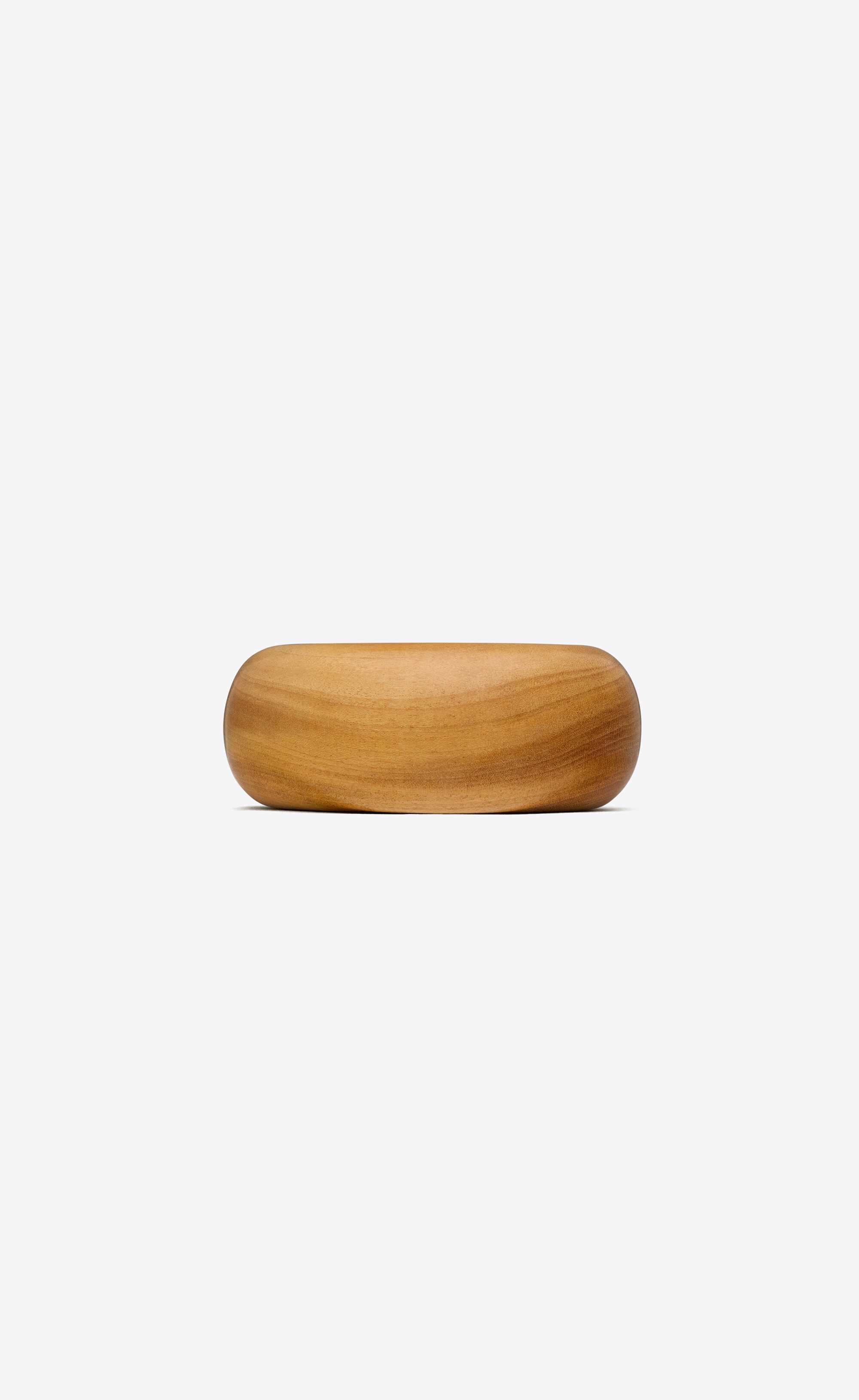 chunky cuff in wood and metal - 4