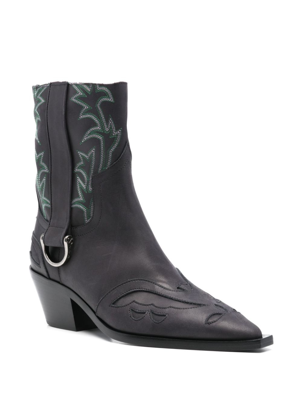 70mm cut-off cowboy boots - 2