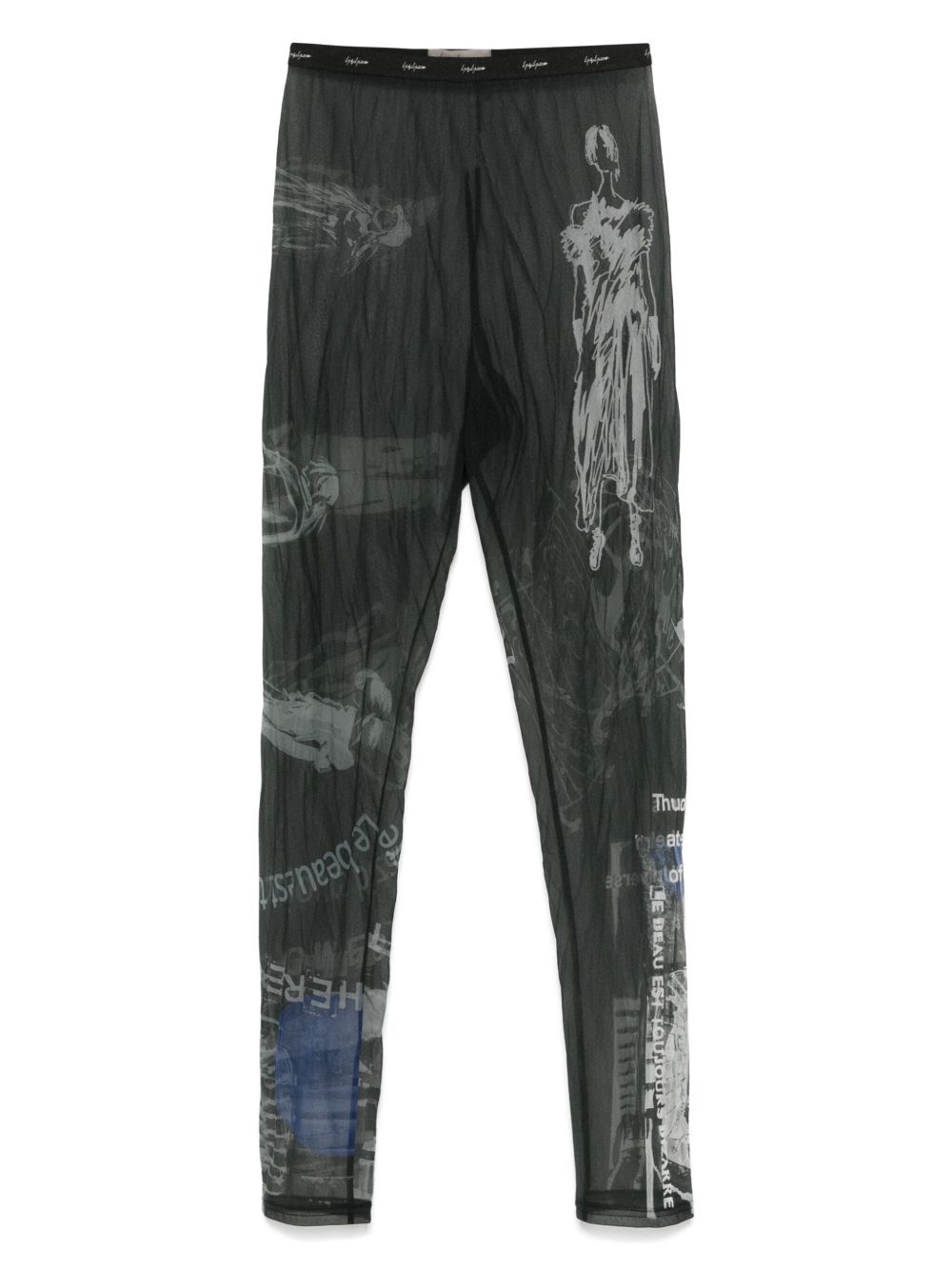 printed leggings - 1