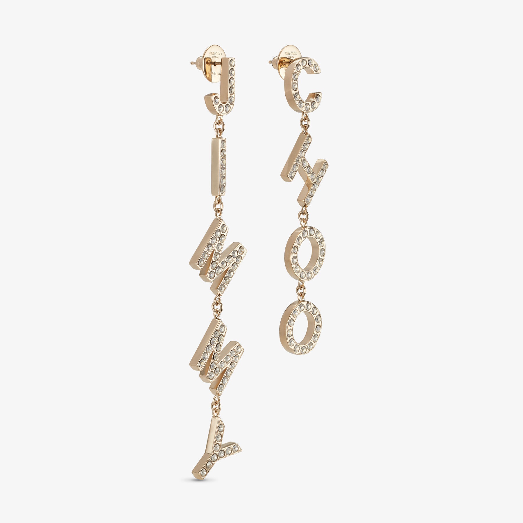 Jimmy Choo Earring
Gold-Finish Metal Jimmy Choo Earrings with Multi-colour Crystals - 5