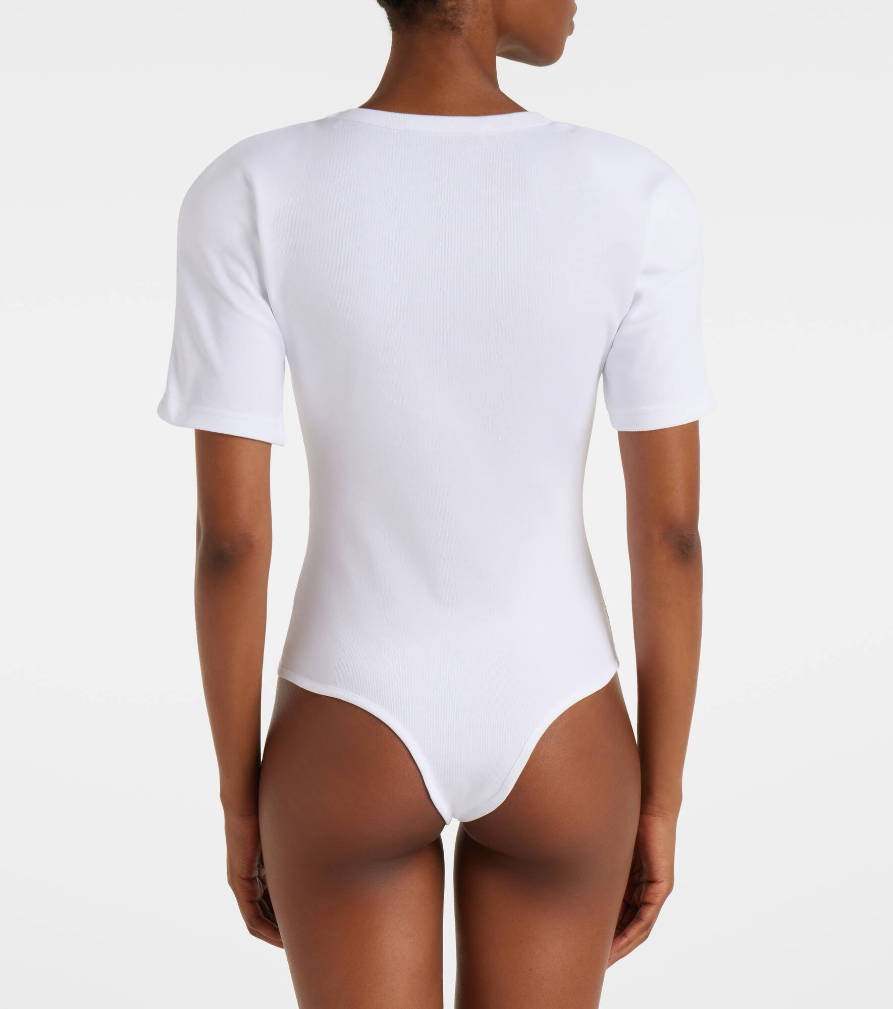 Embroidered cotton bodysuit - 4