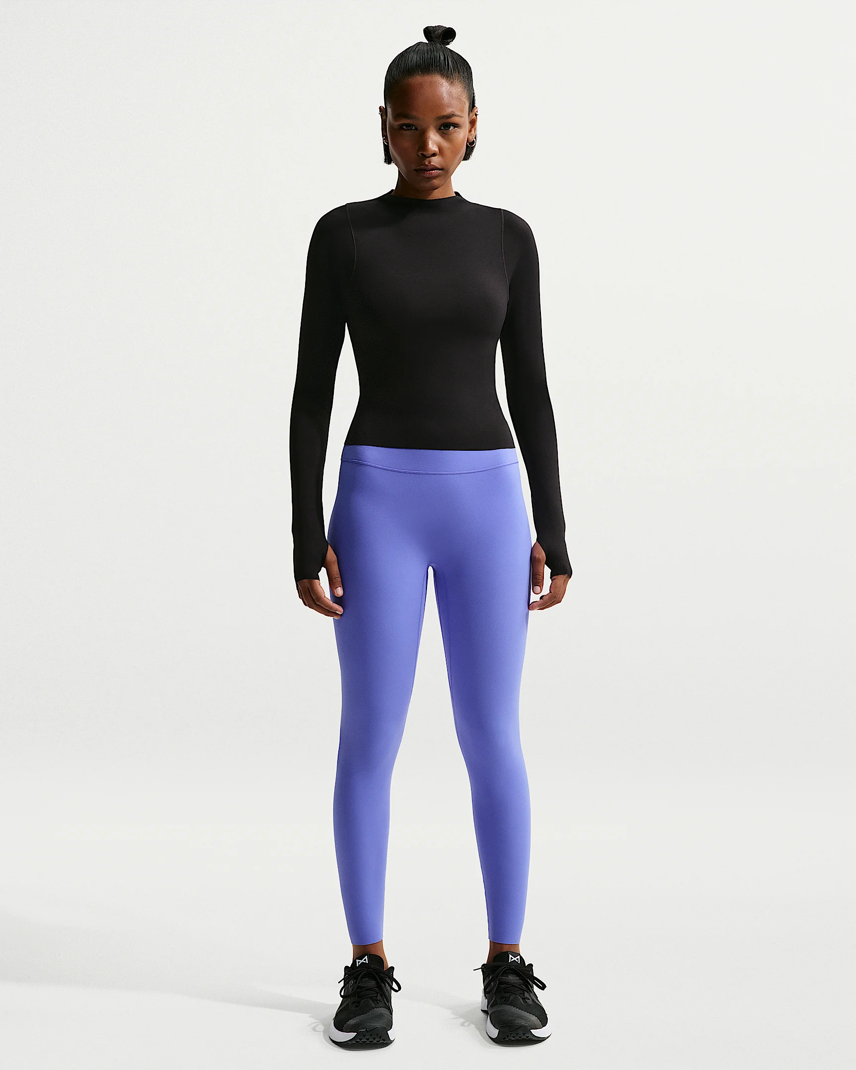 Nike Zenvy Women's High-Waisted 7/8 Leggings with No Front Seam - 1