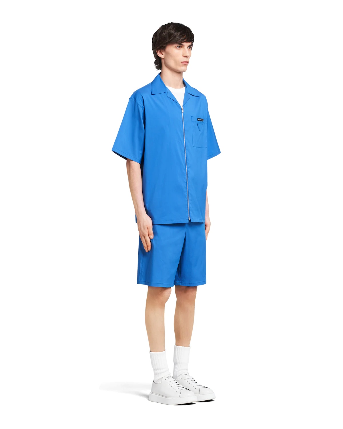 Stretch cotton bowling shirt - 3