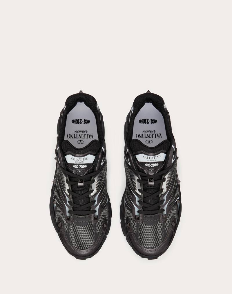 MS-2960 LOW-TOP SNEAKER IN FABRIC AND CALFSKIN 4