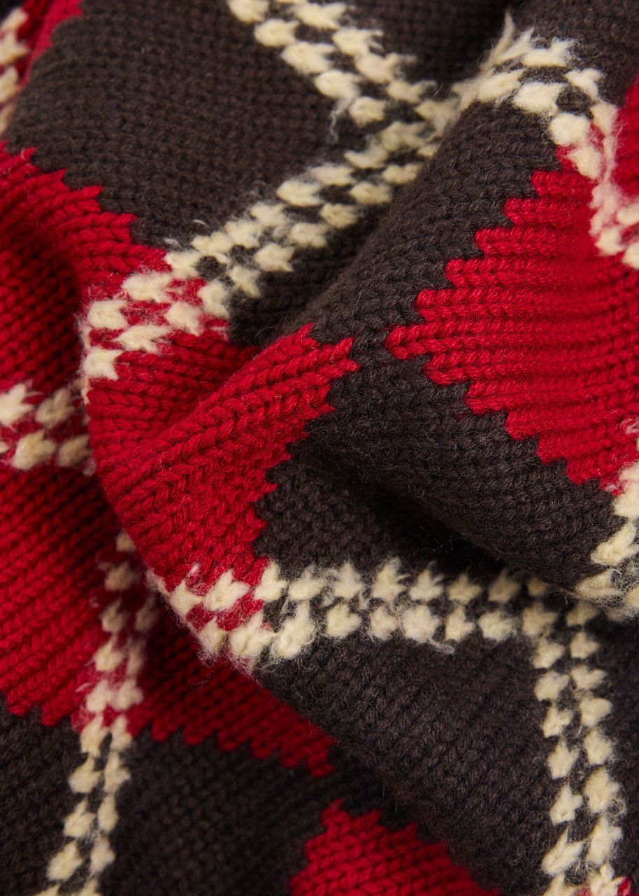 Guest In Residence Argyle Checked Wool and Cashmere-blend Vest - 5