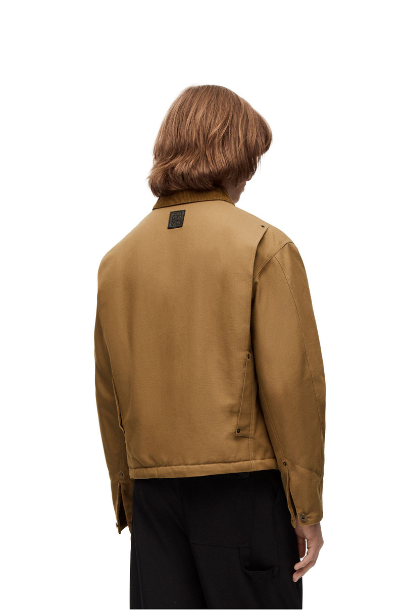 Zipped workwear jacket in cotton 4