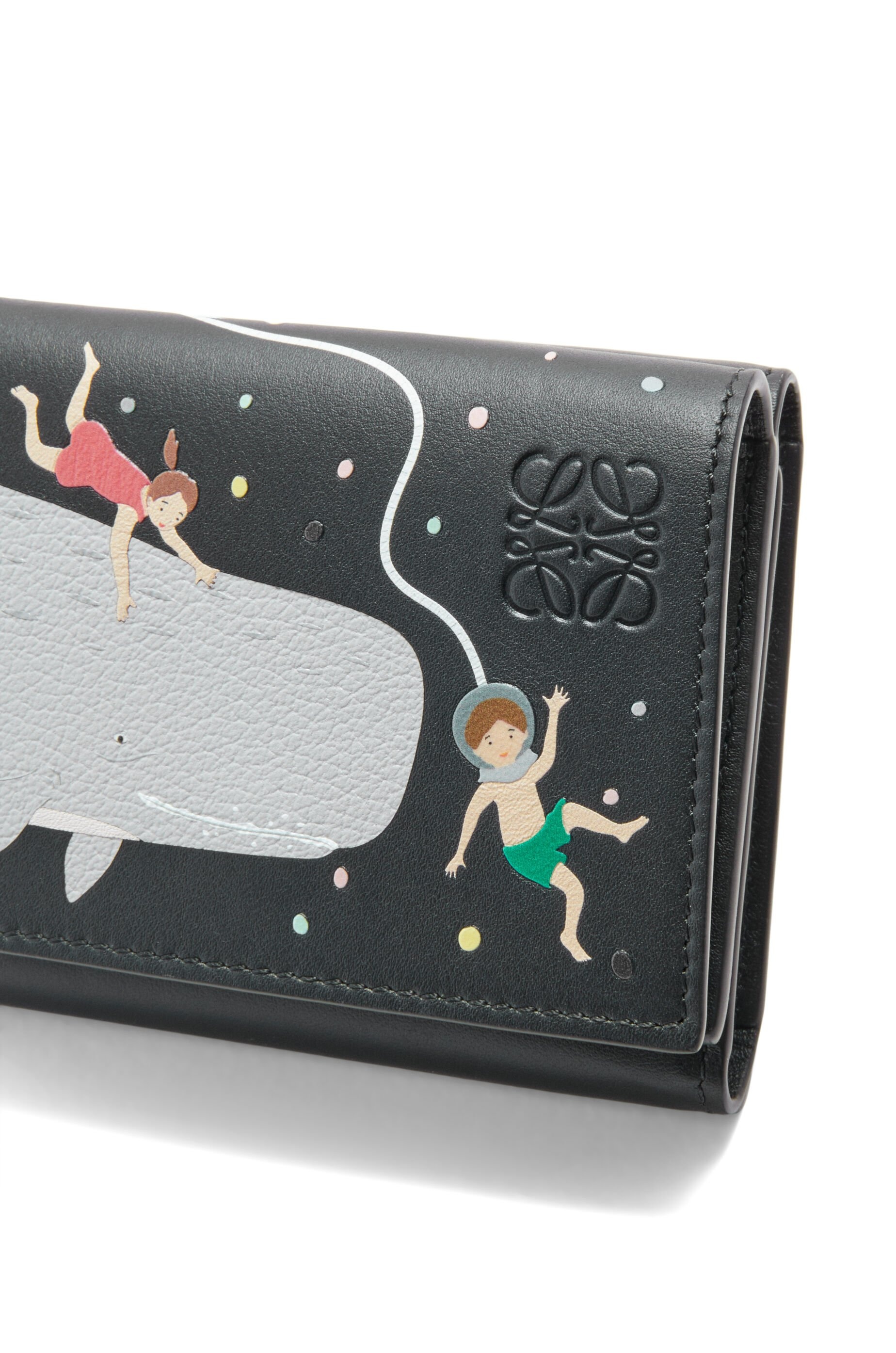 Whale trifold wallet in nappa calfskin - 6