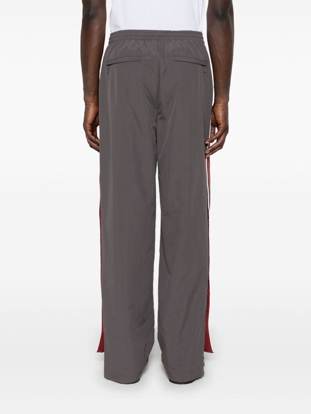 side-open panelled track pants - 4