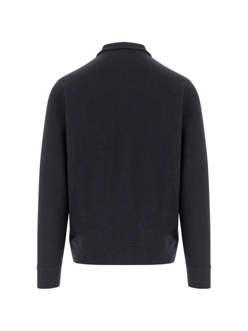 Vince crew-neck zip-up cardigan outlook
