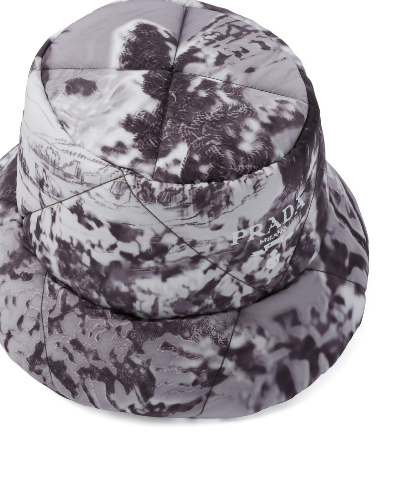 Printed Re-Nylon bucket hat 3