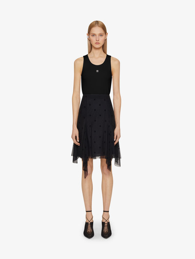Givenchy PLEATED SKIRT IN 4G TULLE outlook