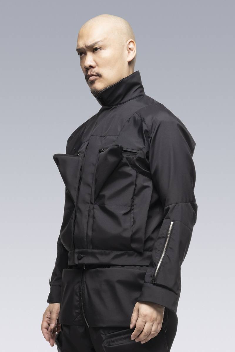 ACRONYM J86-GTB Composite Nylon Work Jacket Black - J86-GTB_SS23