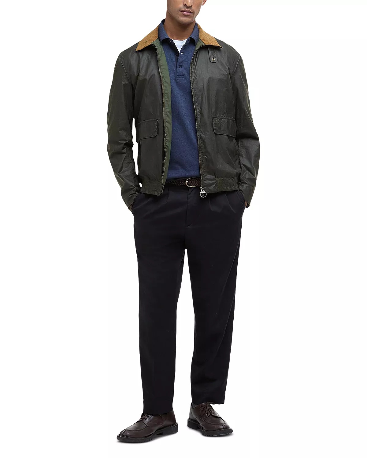 Newbury Regular Fit Waxed Jacket - 3