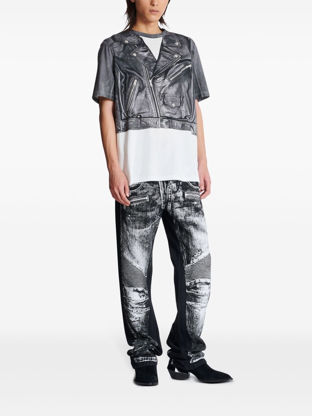layered T-shirt - 3