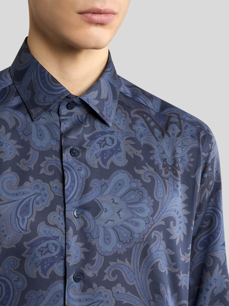 MAXI FLOWER PAISLEY SHIRT - 3