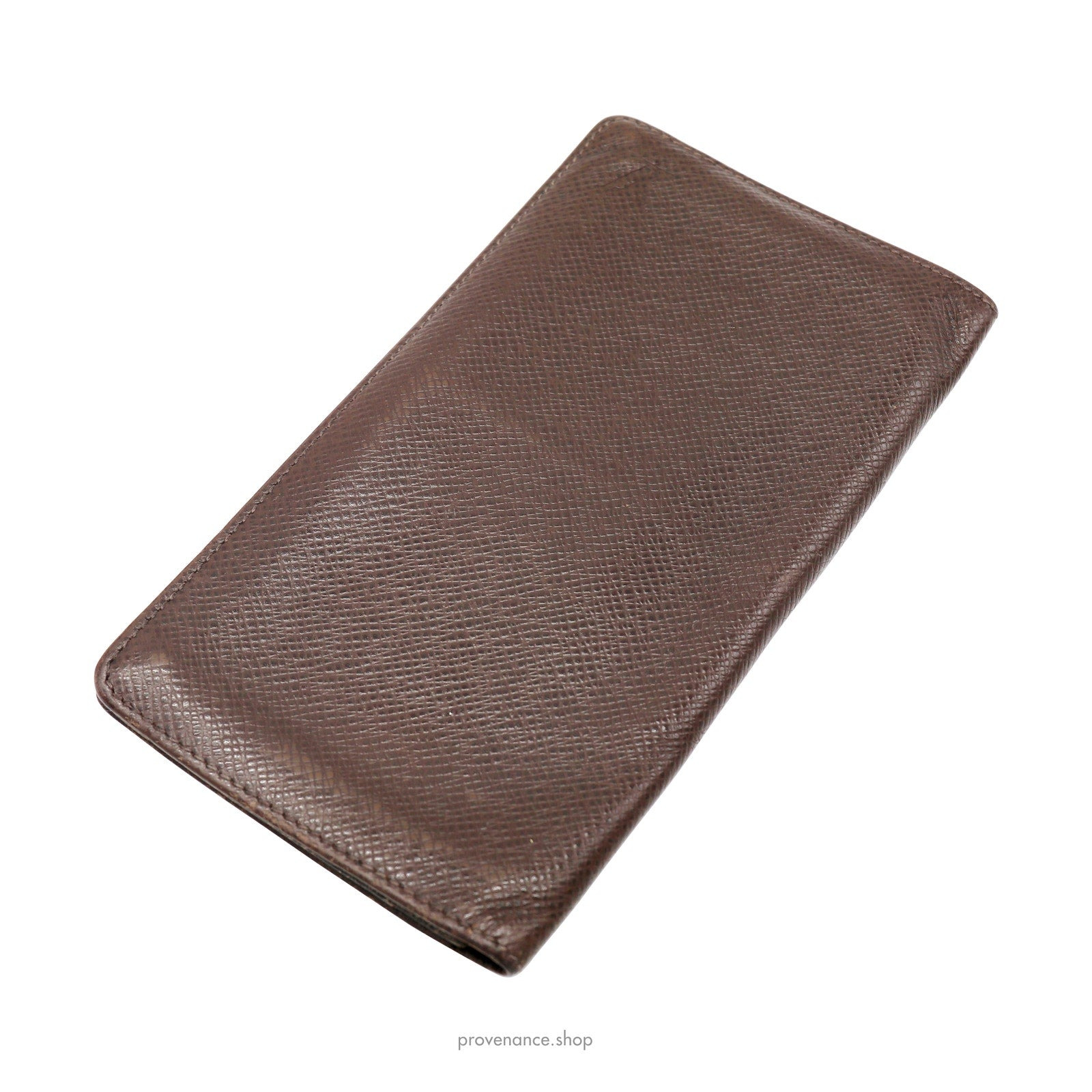 Louis Vuitton Brazza Long Wallet - Grizzli Taiga Leather - 4