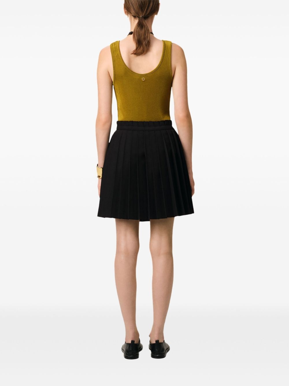 pleated mini skirt - 4