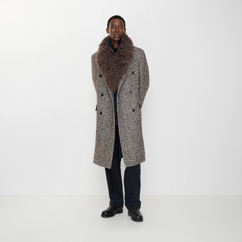 Burberry Wool Mohair Blend Tailored Coat outlook