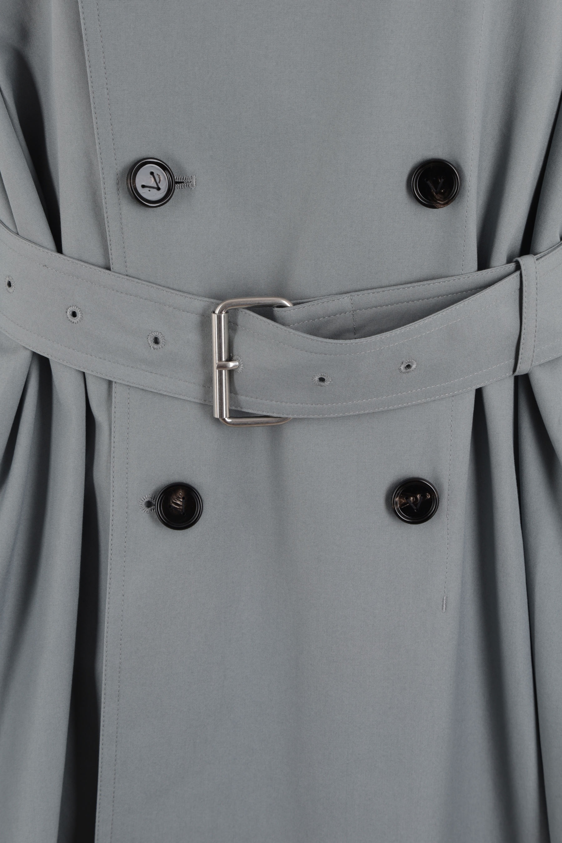 COMPACT COTTON CANVAS TRENCH COAT - 4