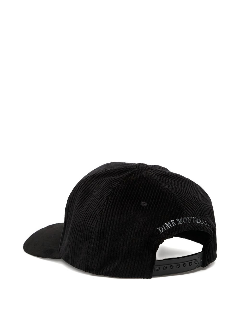 corduroy embroidered-logo cap - 2
